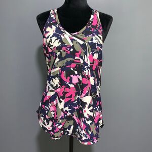 Lululemon Fast Lane Singlet Tank Womens 10 Pop Cut Boom Juice Multi
